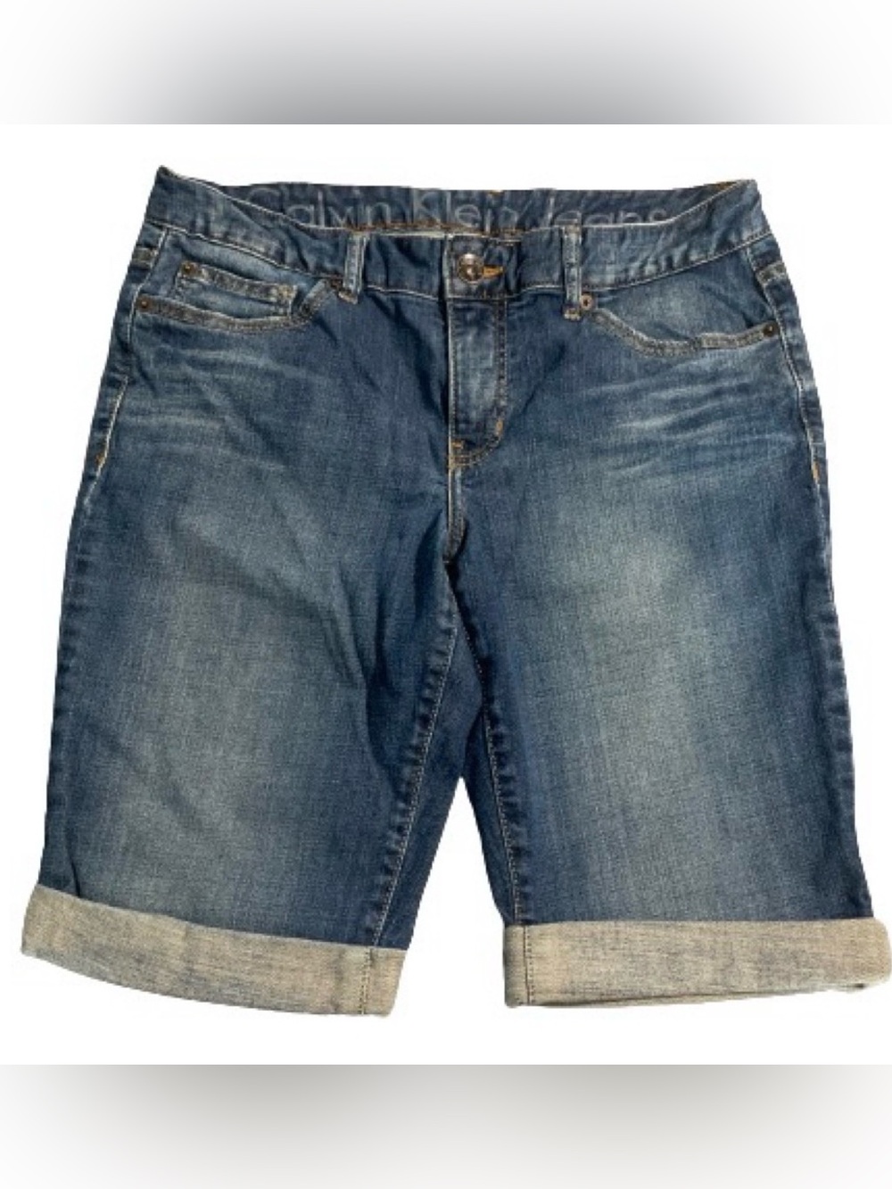 Calvin Klein jean Bermuda shorts Sz 30/10